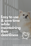 For Furry Friends Pet's Activated Water Sanitizer (P.A.W.S) 60pcs Wipes (New Version)