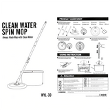 For Furry Friends Clean Water Spin Mop
